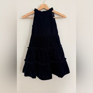Janie and Jack Velvet Tiered Dress